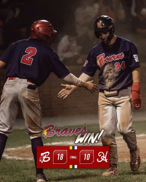 Image post by @BourneBravesCCBL on Facebook