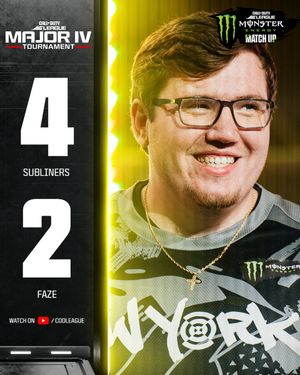 Image post by @CODLeague on Twitter
