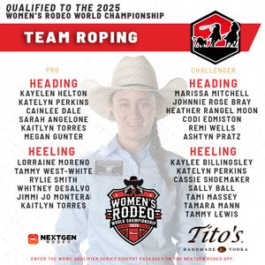 Image post by @womensrodeo on Instagram