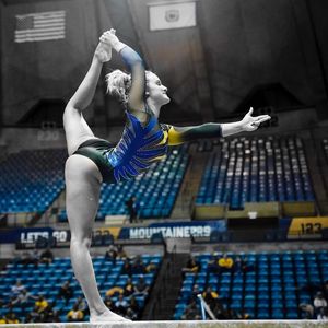 Image post by @wvugymnastics on Instagram