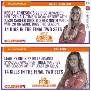 Image post by @clemsontigers on Instagram