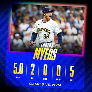 Image post by @Brewers on Twitter