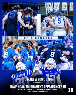 Image post by @dukeathletics on Instagram