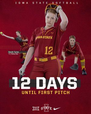 Image post by @iowastatesoftball on Instagram