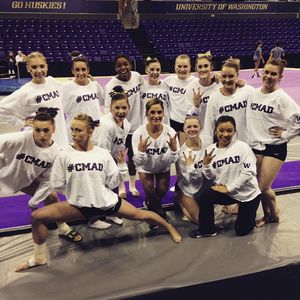 Image post by @uwgymnastics on Instagram