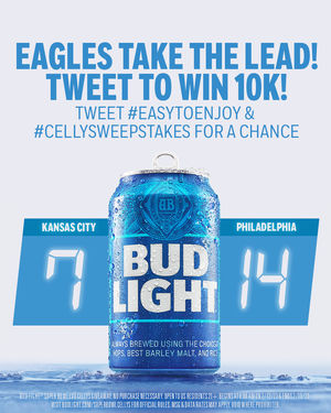 Image post by @BudLight on Facebook