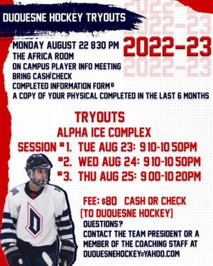 Image post by @duquesnehockey on Instagram
