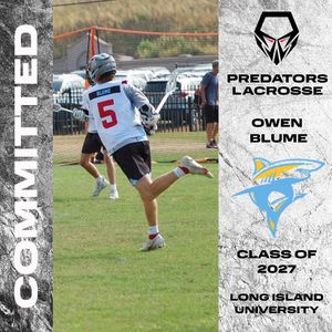 Image post by @predatorslacrosse on Instagram