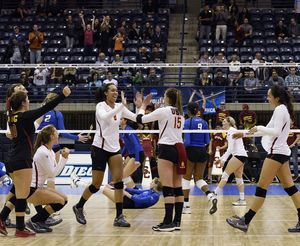 Image post by @uscwomensvolley on Instagram