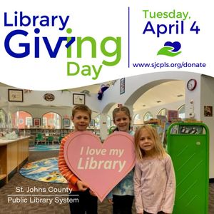 Image post by @stjohnscountylibrary on Instagram