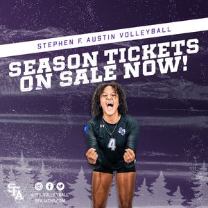 Image post by @SFA_Volleyball on Twitter