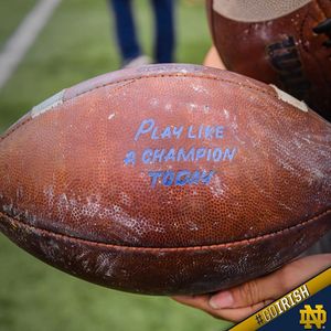 Image post by @ndfootball on Instagram
