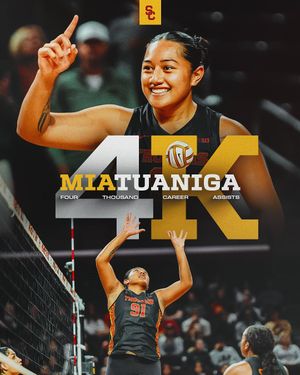 Image post by @uscwomensvolley on Instagram