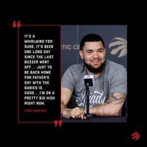 Image post by @Raptors on Twitter