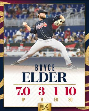 Image post by @braves on Instagram