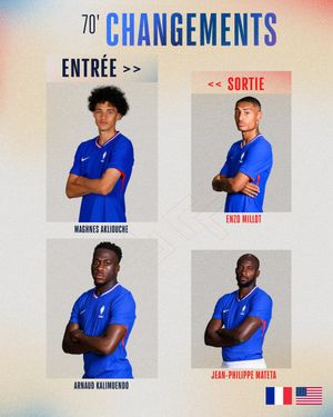 Image post by @equipedefrance on Twitter