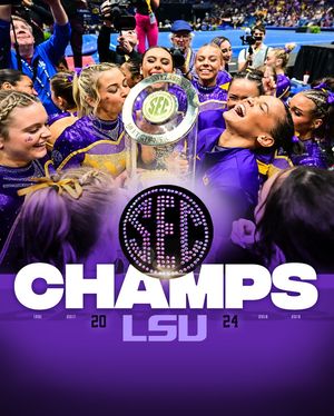 Image post by @lsugym on Instagram