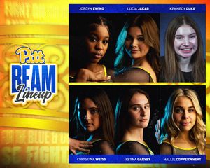 Image post by @Pitt_GYM on Twitter