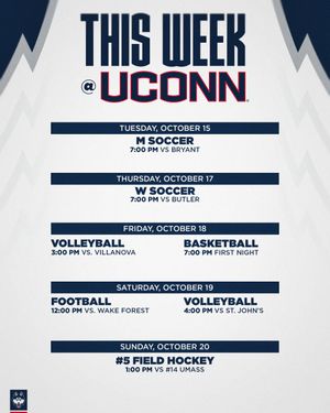 Image post by @UConnHuskies on Twitter