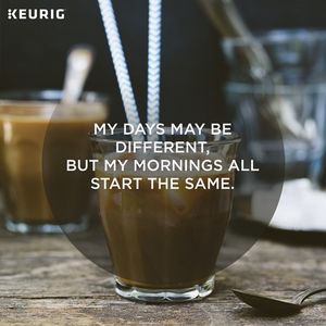 Image post by @keurig on Instagram
