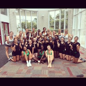 Image post by @charlotte49ersgolddusters on Instagram