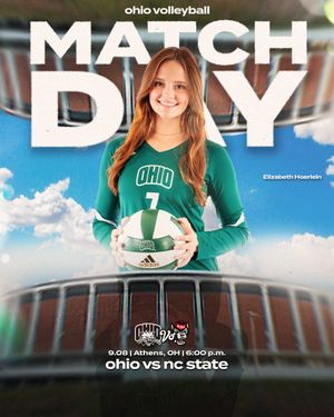 Image post by @OhioBobcatsVB on Twitter