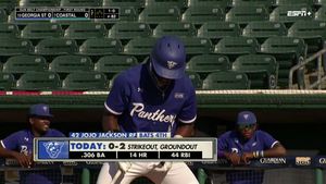Video post by @GSU_Base on Twitter