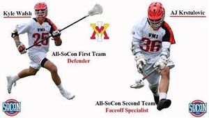 Image post by @vmi_lacrosse on Instagram
