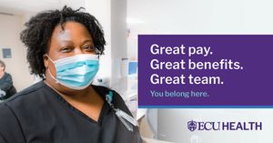 Image post by @ECUHealthNC on Facebook