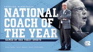Image post by @UNC_Basketball on Twitter