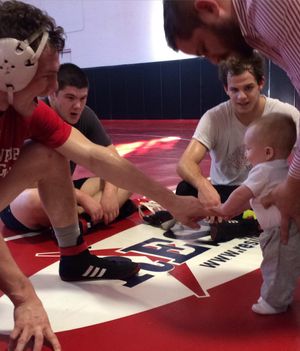 Image post by @gwuwrestling on Instagram