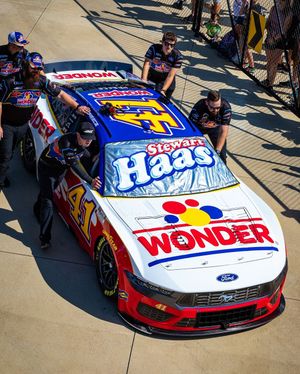 Image post by @stewarthaasracing on Instagram