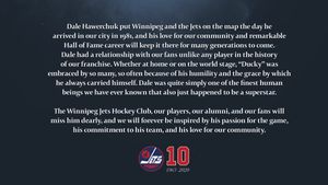 Image post by @NHLJets on Twitter