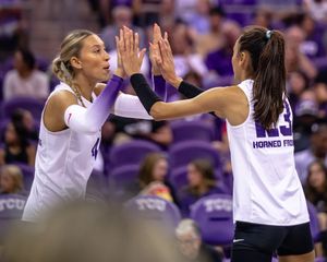 Image post by @TCUvolleyball on Twitter
