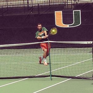 Image post by @canesmenstennis on Instagram