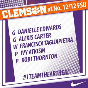 Image post by @clemsonwbb on Instagram