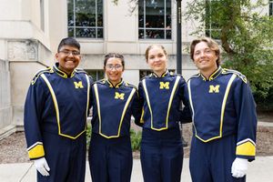 Image post by @umichband on Facebook