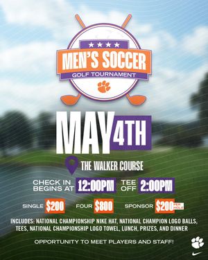 Image post by @ClemsonMSoccer on Twitter