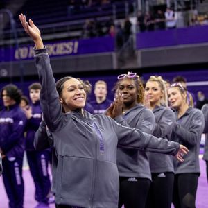 Image post by @uwgymnastics on Instagram