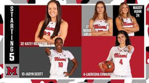 Image post by @MiamiOH_WBB on Twitter