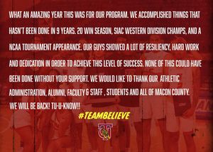 Image post by @tuskegee_mbb on Instagram