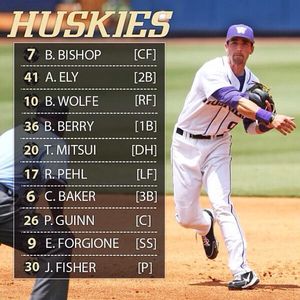 Image post by @uw_baseball on Instagram