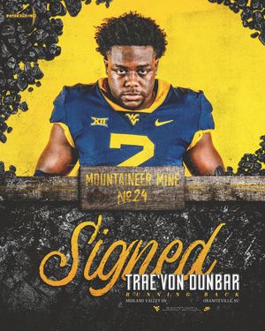Image post by @wvufootball on Instagram