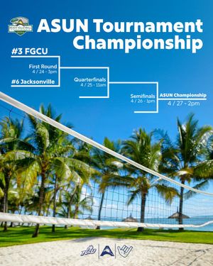 Image post by @FGCU_BeachVB on Twitter