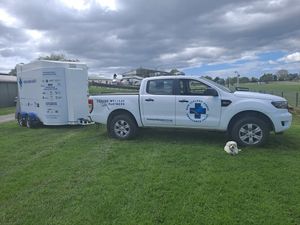 Image post by @NZHorseAmbulanceTrust on Facebook