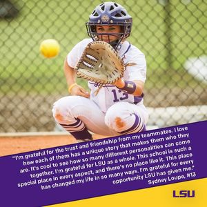 Image post by @lsusoftball on Instagram