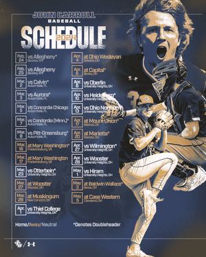 Image post by @jcu_baseball on Twitter