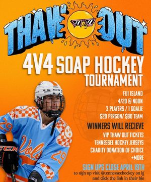 Image post by @tennesseehockey on Instagram