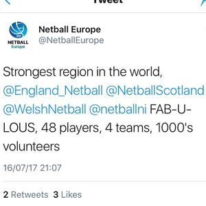Image post by @walesnetball_ on Instagram