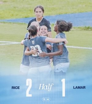Image post by @RiceSoccer on Twitter